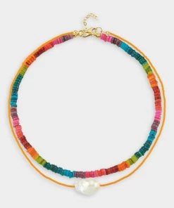 MAISON IREM Necklace Set Tide In Mix Colors
