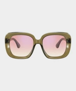 Oliver Peoples Nella In Soft Pink Gradient Mirror Bags & Accessories