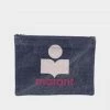 Isabel Marant Featured Designers Nettia Pouch In Blue