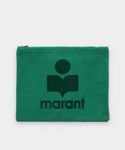 Isabel Marant Featured Designers Nettia Pouch In Green