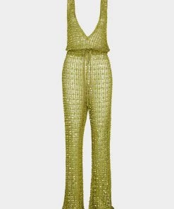 Retrofete Nirvana Jumpsuit In Pistachio Featured Designers