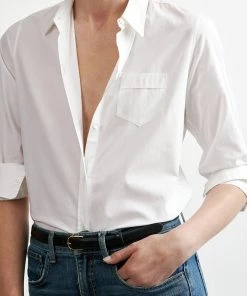 NILI LOTAN Just In NL Shirt Long Sleeve In White