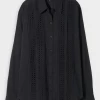 NILI LOTAN Just In Tara Shirt In Black