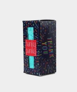 Hanky Panky Occasions Box Low Rise Thong In Bright Aqua