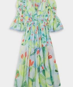 Charo Ruiz Odette Long Dress In Barbary Paradise Just In