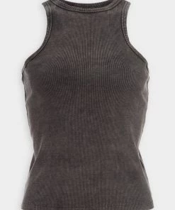 SER.O.YA Olivia Tank Top In Bleached Black Just In