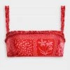 Agua By Agua Bendita Olmo Ipanema Escarlata Bikini Top Just In