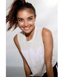 Spiritual Gangster OM Active Crop Tank Stone