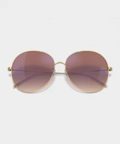 Oliver Peoples Bags & Accessories Ysela In Maroon Gradient Mirror