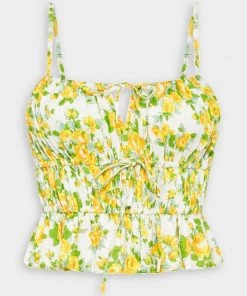 FAITHFULL THE BRAND Just In Oracia Top In Morello Floral Print