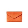 Graphic Image Orange Goatskin Mini Envelope