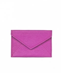 Graphic Image Orchid Goatskin Mini Envelope Bags & Accessories