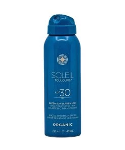 Soleil Toujours Organic Sheer Sunscreen Mist SPF 30 - Travel Size