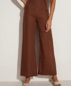 FAITHFULL THE BRAND Ottavio Pants In Cinnamon