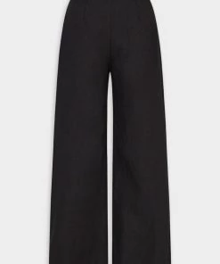 FAITHFULL THE BRAND Ottavio Pants In Plain Black Just In