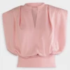 3.1 Phillip Lim Sleeveless French Terry Top In Light Blush Just In