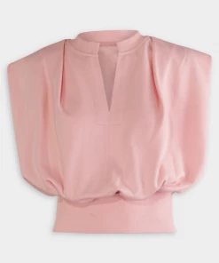 3.1 Phillip Lim Sleeveless French Terry Top In Light Blush Just In