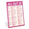Knock Knock Pad: All Out Of Pink