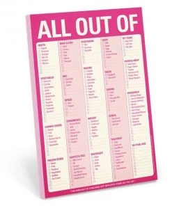 Knock Knock Pad: All Out Of Pink
