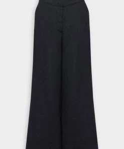 Bondi Born Just In Palma Organic Linen Pant In Black