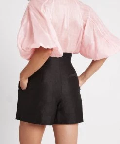 Aje. Just In Palms Shirt In Rose Pink