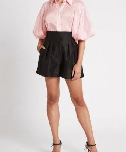 Aje. Just In Palms Shirt In Rose Pink
