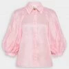 Aje. Just In Palms Shirt In Rose Pink