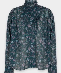 Isabel Marant Étoile Pamias Top In Dark Green