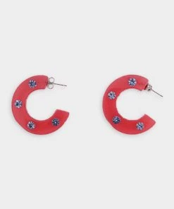 Rachel Comey Paradise Earrings In Coral Bags & Accessories