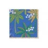 Caspari Paradise Palms Paper Cocktail Napkins In Blue