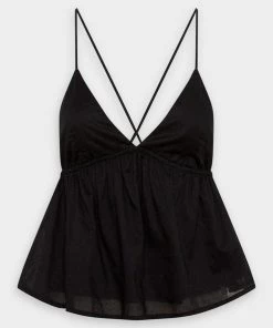 FAITHFULL THE BRAND Parcia Top In Black