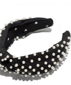 Lele Sadoughi Bags & Accessories Pearl Headband Jet