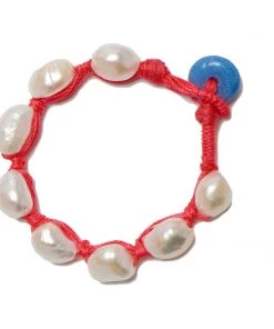 Lizzie Fortunato Pebble Bracelet In Neon Pink Bags & Accessories