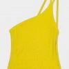 Jonathan Simkhai Just In Peri Compact Rib Jersey Tank Top In Lime Drop