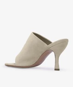 Gia Borghini Flats Perni Flip Flop Mule Sandal In Sand