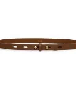 FRAME Petit Collar Stud Belt Tobacco