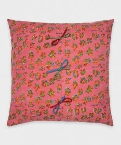 Lisa Corti Just In Pillow Cover 60x 60 Leopard Stripes In Sky