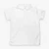 Babycottons Pima College Short Sleeve Polo In White Just In