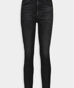 AGOLDE Pinch Waist Ultra High Rise Skinny In Hotline