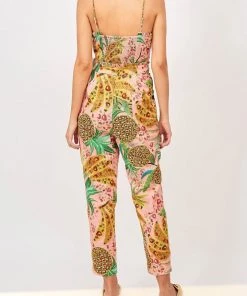 FARM Rio Pink Mixed Fruits Jumpsuit Featured Designers