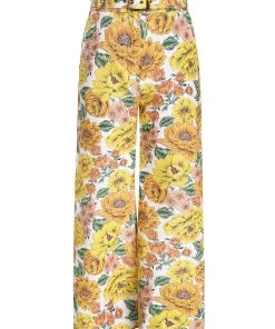 ZIMMERMANN Poppy Crop Flare Pant Featured Designers
