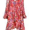 ZIMMERMANN Featured Designers Poppy Frill Billow Mini Dress