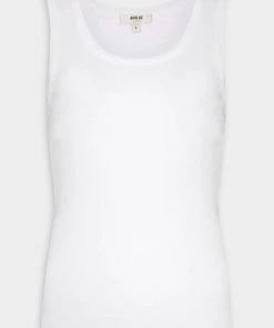 AGOLDE Just In Poppy Scoop Neck Tank In Tissue