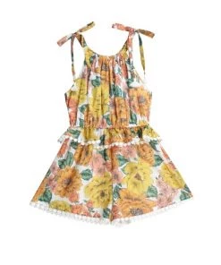 ZIMMERMANN KIDS Poppy Tie Playsuit Kids