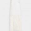 ZIMMERMANN Featured Designers Postcard Shell Fringe Dress In Ivory