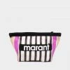 Isabel Marant Featured Designers Powden Pouch In Black Pink