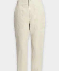 Isabel Marant Étoile Pralunia Pants In Beige Featured Designers