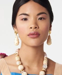 Lizzie Fortunato Prism Earring In Cream