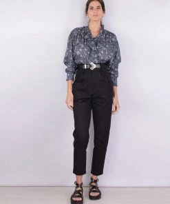 Isabel Marant Étoile Pulcina Pants In Faded Black