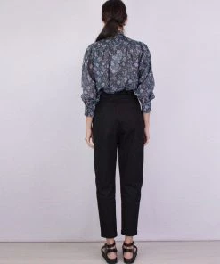 Isabel Marant Étoile Pulcina Pants In Faded Black